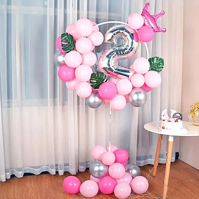 Princess B'day Personalised Balloon Ring Stand Set — view 1 of 4