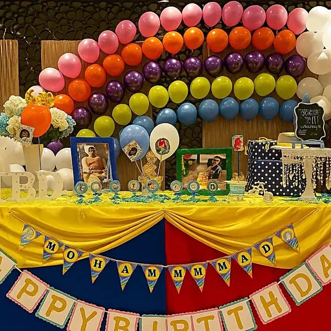 Rainbow Theme Birthday Decor Set — view 1 of 3