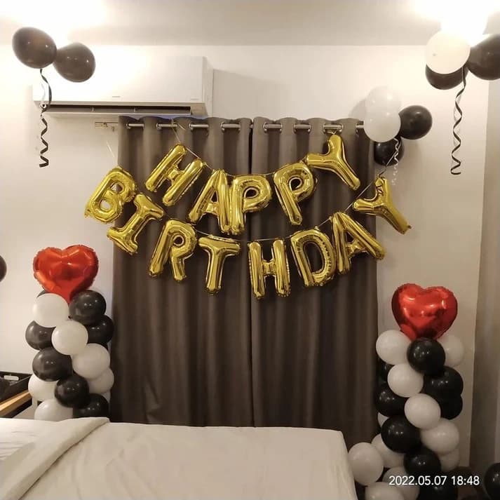Hotel Room - OYO room Balloon Decoration for Birthday Set — view 2 of 2