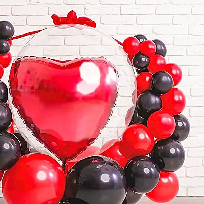 Crimson Love Escape Balloon Arrangement Set — view 4 of 4
