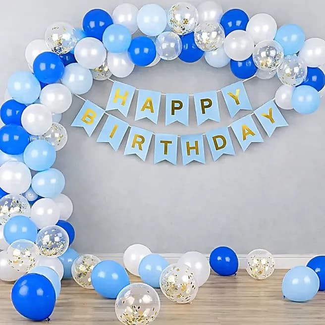 Starry Night Birthday Balloon Arch Set — view 1 of 3