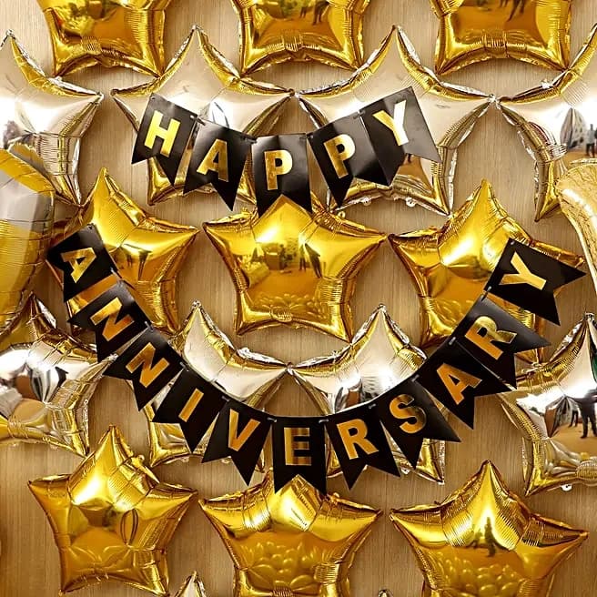 Gold Silver Anniversary Décor Set — view 3 of 7