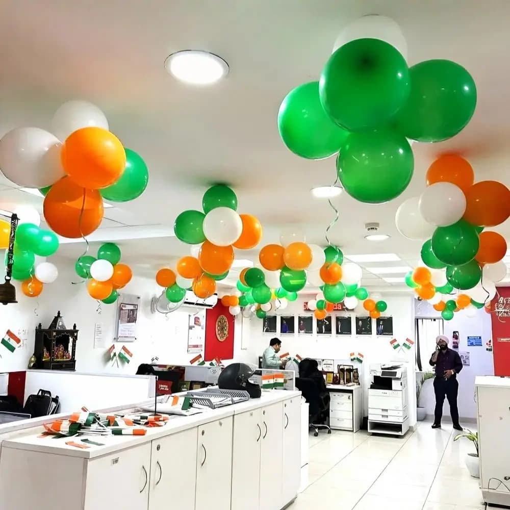 Balloon Setup For Independence Day Decor — view 2 of 2