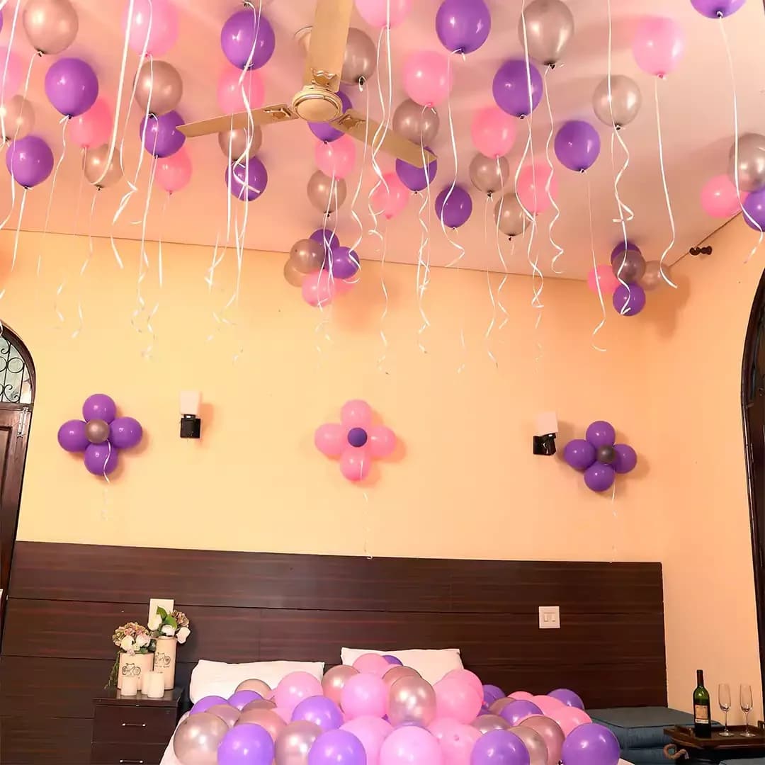 Colourful Balloon Decor Setup — view 1 of 1