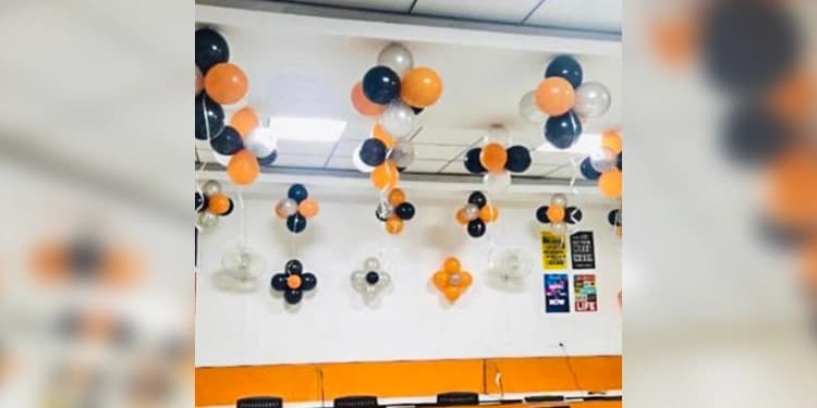 Black-Orange-Silver Themed Office Decor Set — view 2 of 2
