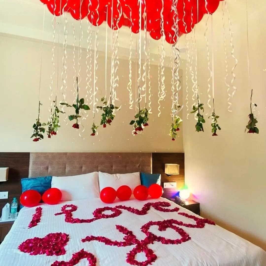 Romantic Proposal Room Setup Decoration — view 2 of 3