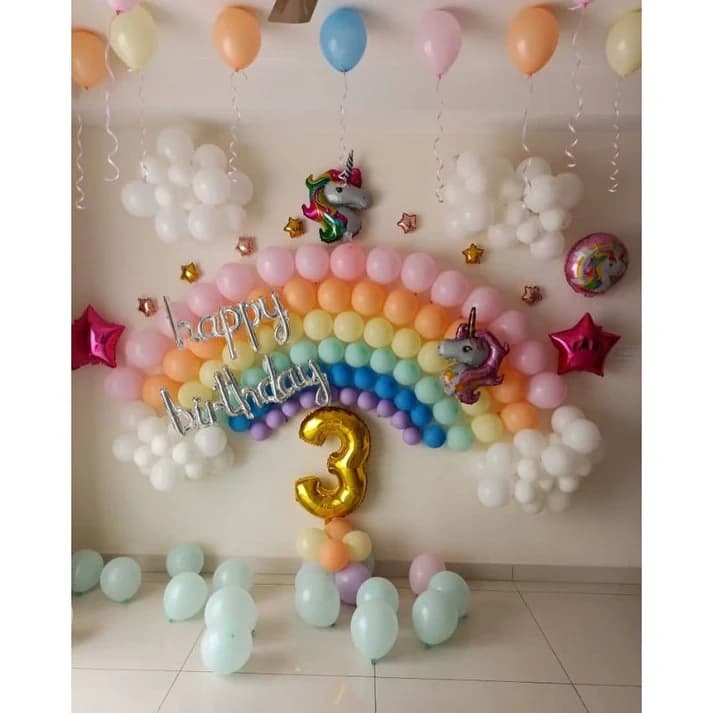Birthday Unicorn Balloon Decor — view 1 of 2