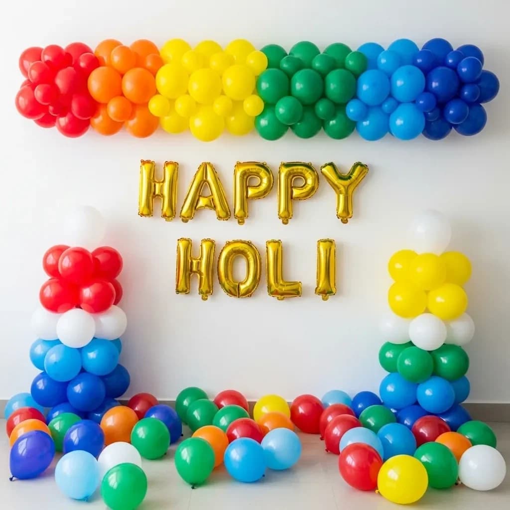 Holi Celebration Balloon Decoration — view 1 of 1