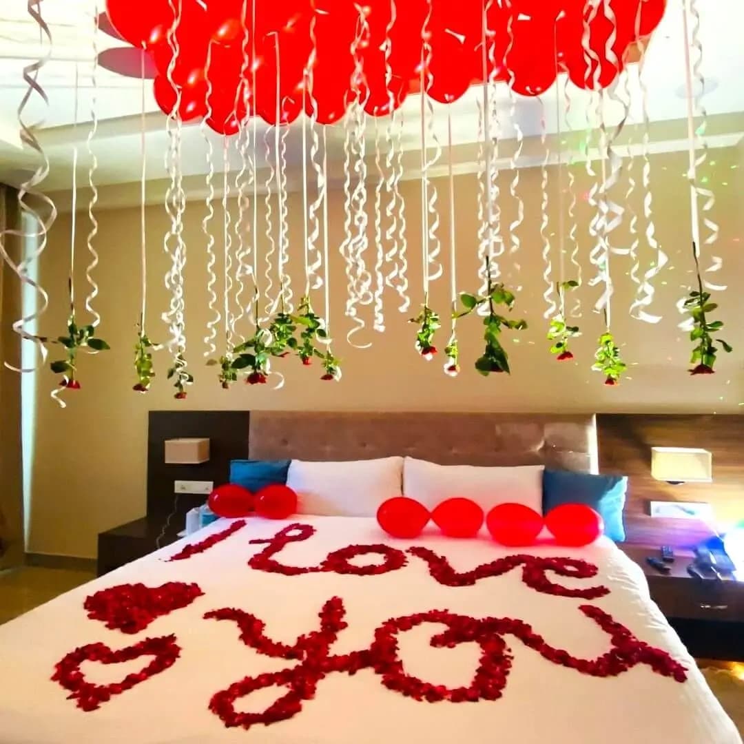 Romantic Proposal Room Setup Decoration — view 3 of 3