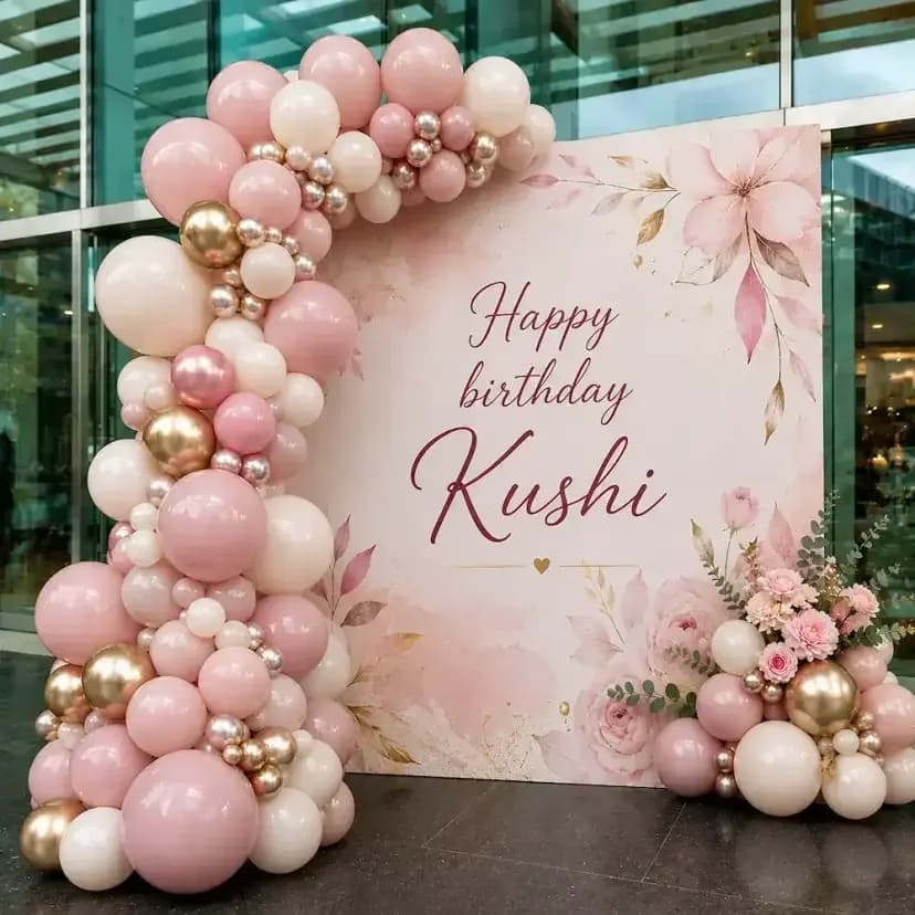 Balloon Arch Birthday Setup Decor — view 2 of 2