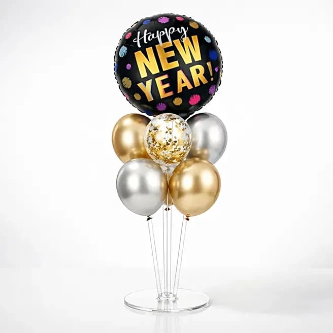 Tabletop New Year Balloon Stand Set — view 2 of 3