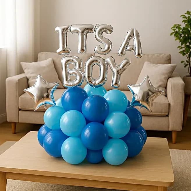 It’s a Boy Blue Balloon Bouquet Set — view 2 of 3