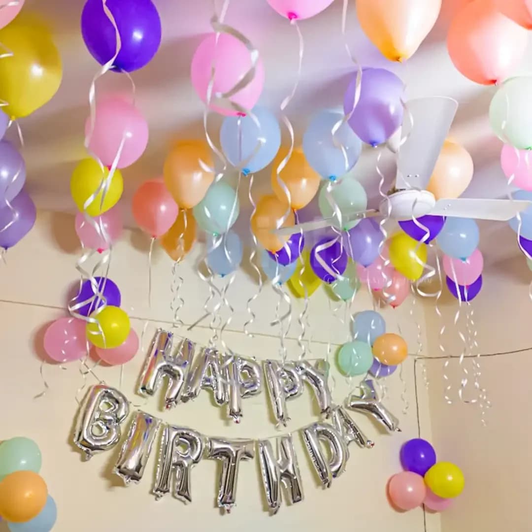 Pastel Birthday Balloon Surprise set — view 1 of 1