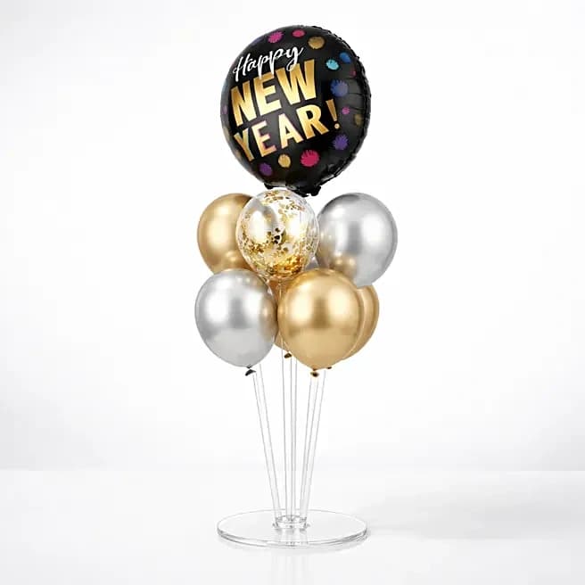 Tabletop New Year Balloon Stand Set — view 1 of 3