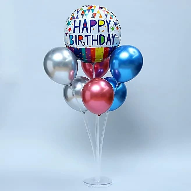 Colourful Birthday Balloon Bouquet Set — view 3 of 4