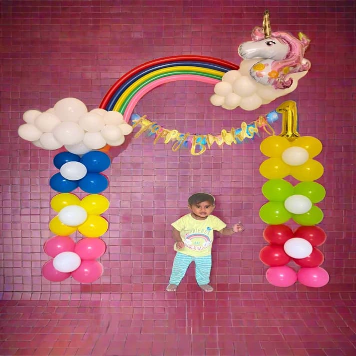 Rainbow Touch Balloon Decor Set — view 3 of 3