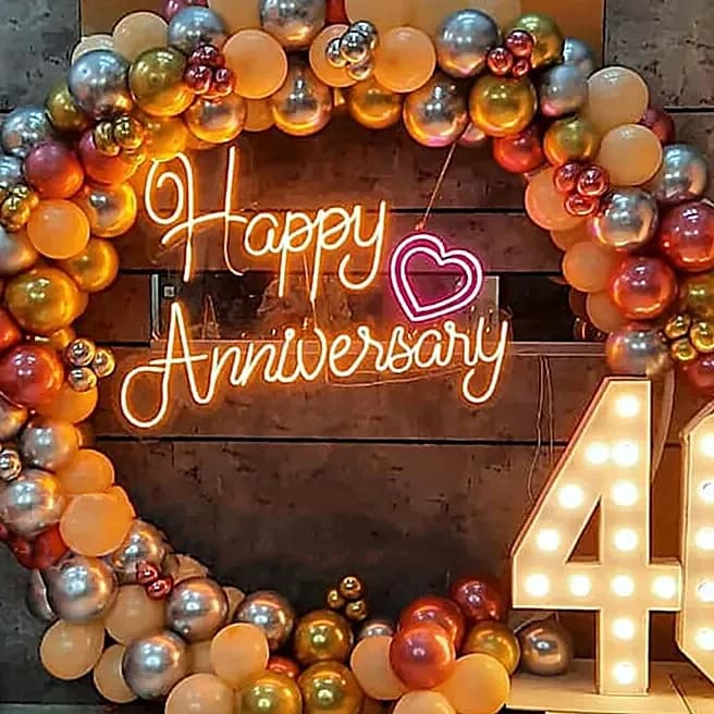 Happy Anniversary Shining Decoration Set — view 3 of 5
