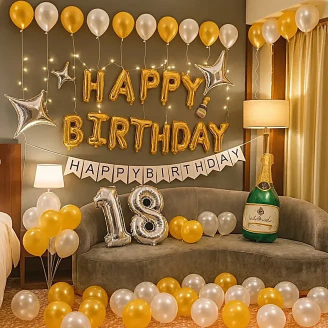 Birthday Sparkling Balloon Decor Set — view 1 of 5