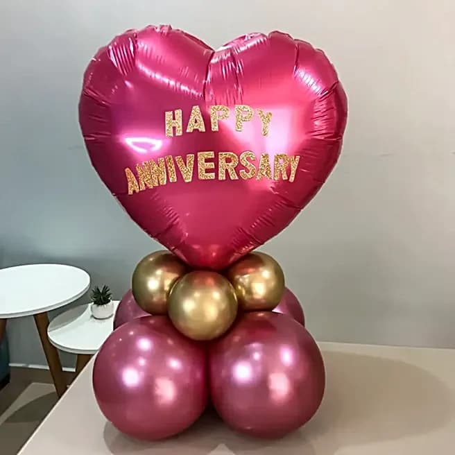 Happy Anniversary Chrome Balloon Set-Pink Set — view 1 of 4