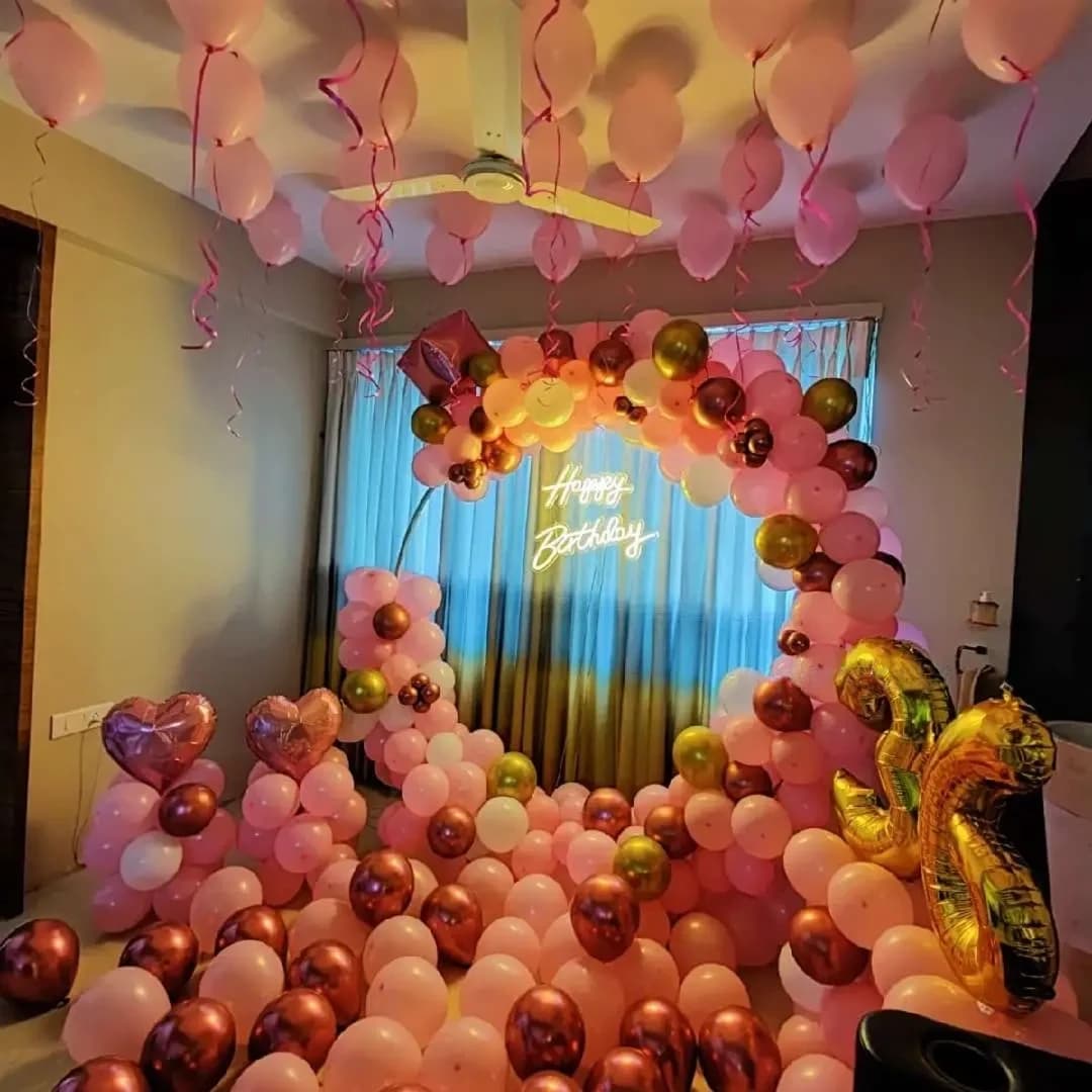 Neon Birthday Ring Decoration Set — view 1 of 1