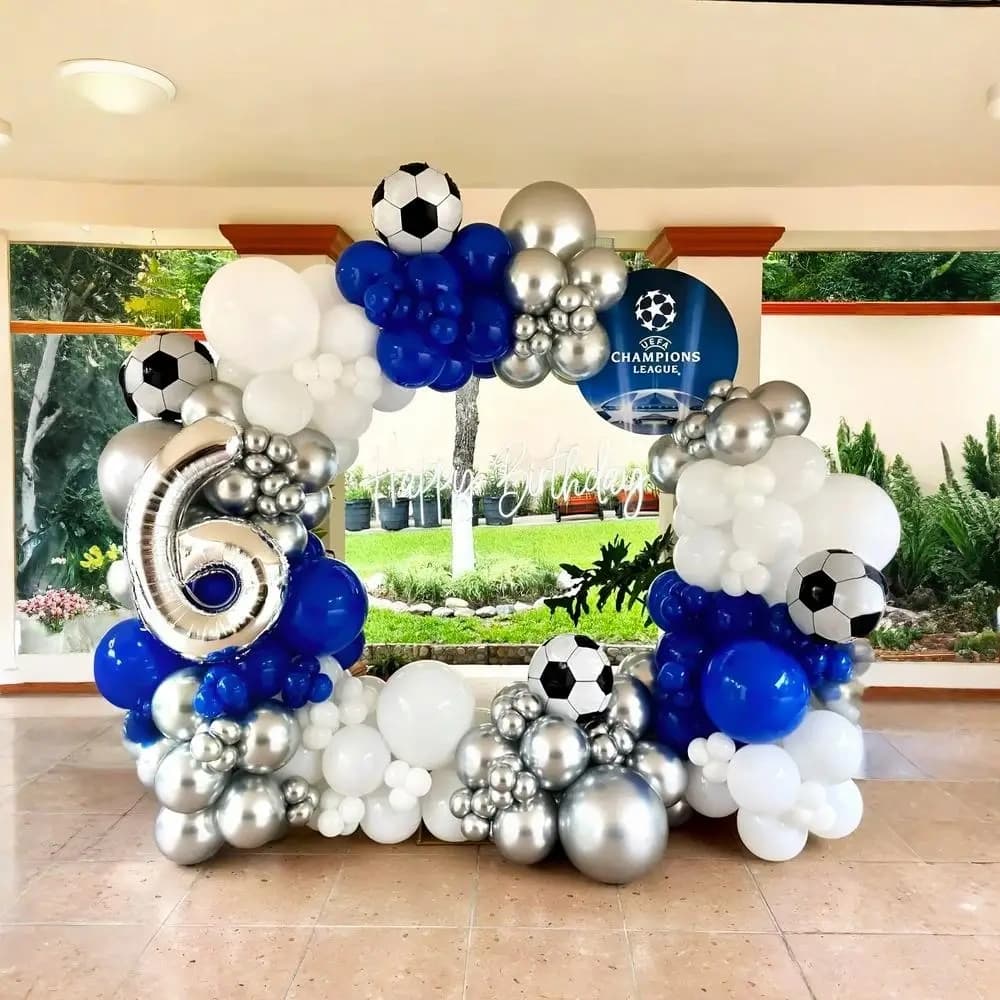 Football Theme Balloon Setup — view 1 of 1