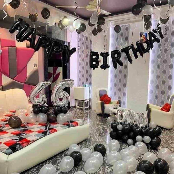 Black & Silver Birthday Decor — view 1 of 1