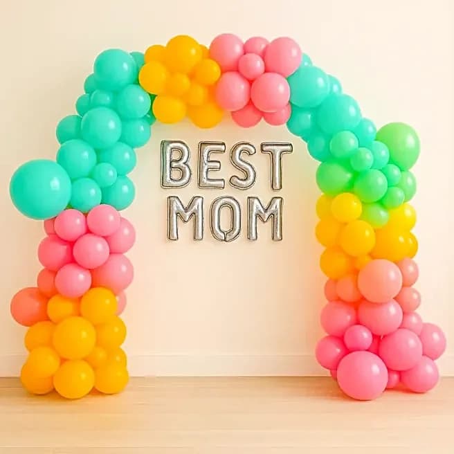 Pastel Best Mom Balloon Arrangement Set — view 1 of 4