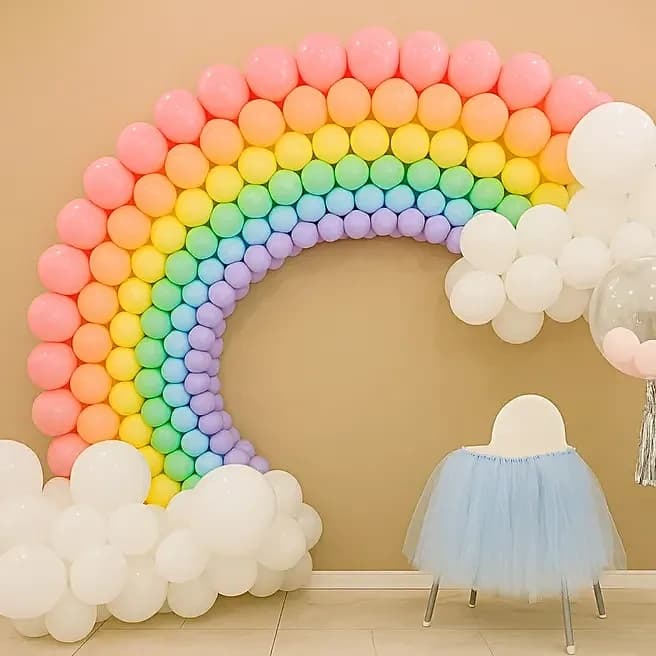 Rainbow Theme Kids Birthday Balloon Decor Set — view 1 of 5