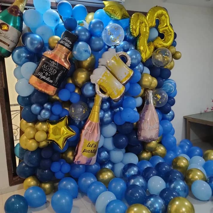 Adult Birthday Balloon Setup — view 2 of 2