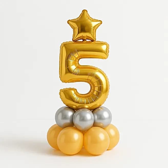 Numeric Balloon Stand Set — view 2 of 3