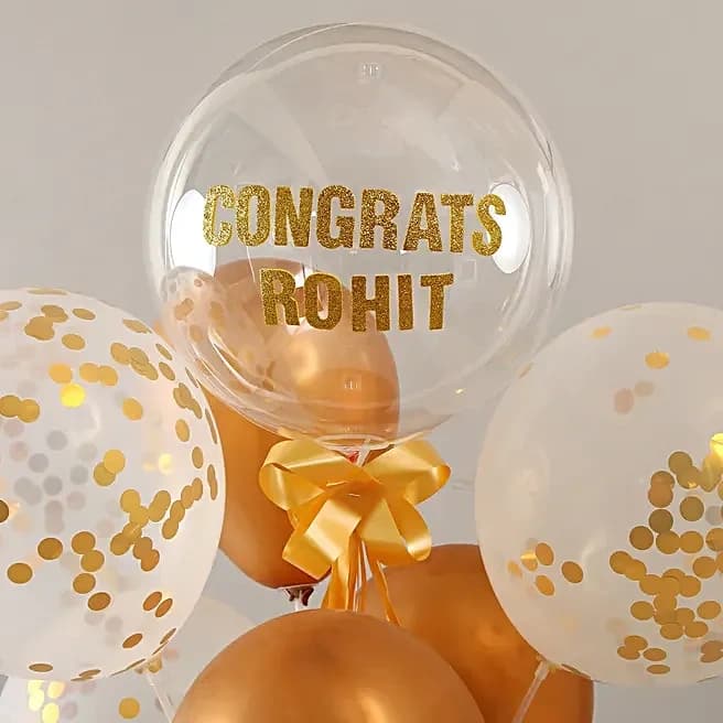 Shining Congratulations Balloon Bouquet for Him Set — view 3 of 4