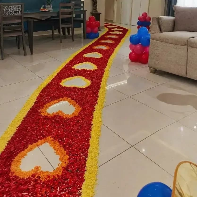 Floral Heart Welcome Pathway Decor — view 2 of 3