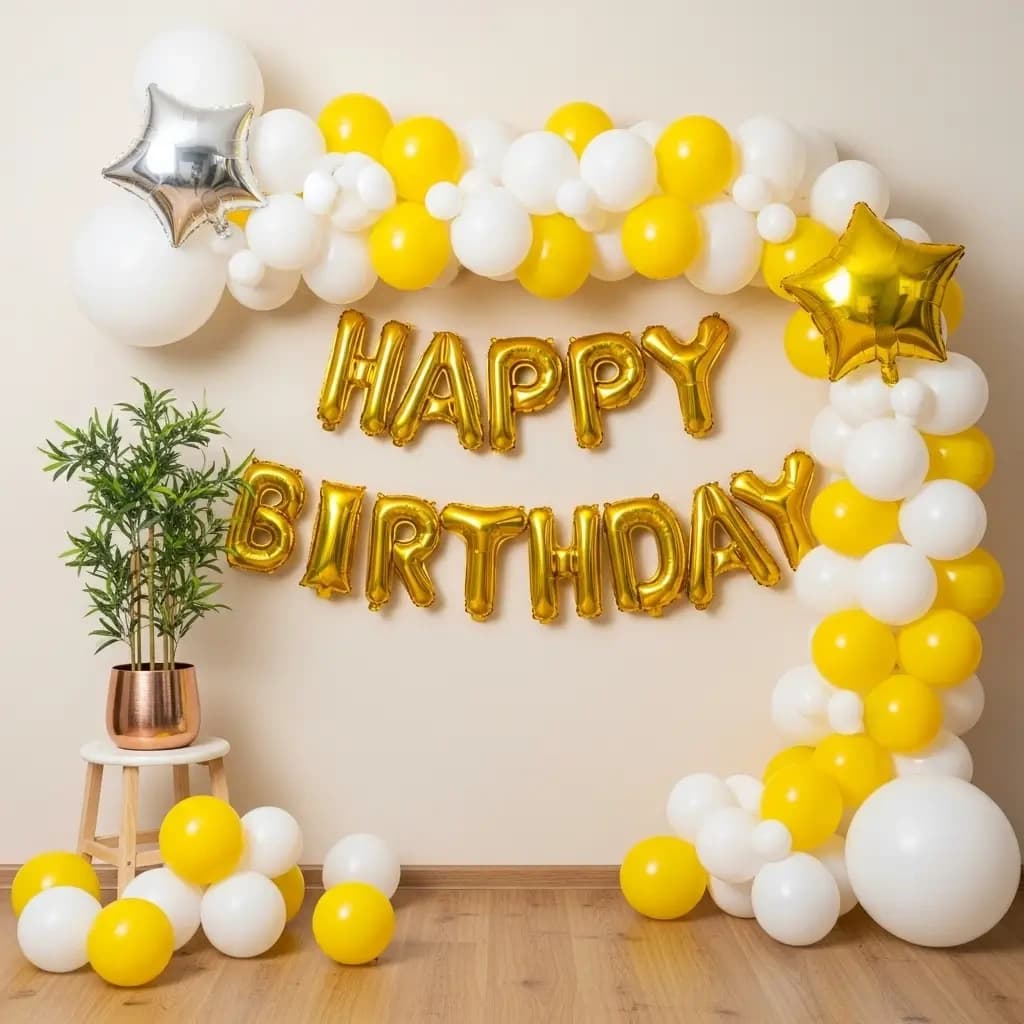 Golden Balloon Arch Decoration Set — view 1 of 1