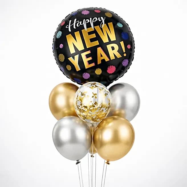 Tabletop New Year Balloon Stand Set — view 3 of 3