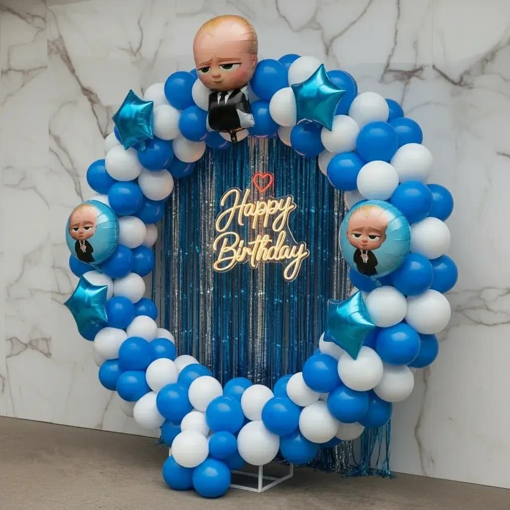 Cute Boss Baby Balloon Ring Decor Set — view 2 of 2