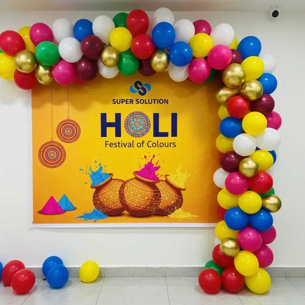 Holi Balloon Decor for Corporate Party Decor — view 1 of 2