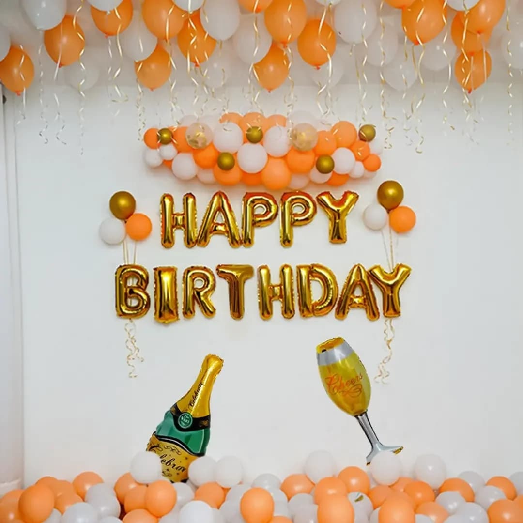 Peach Birthday Fusion Decoration Set — view 1 of 1