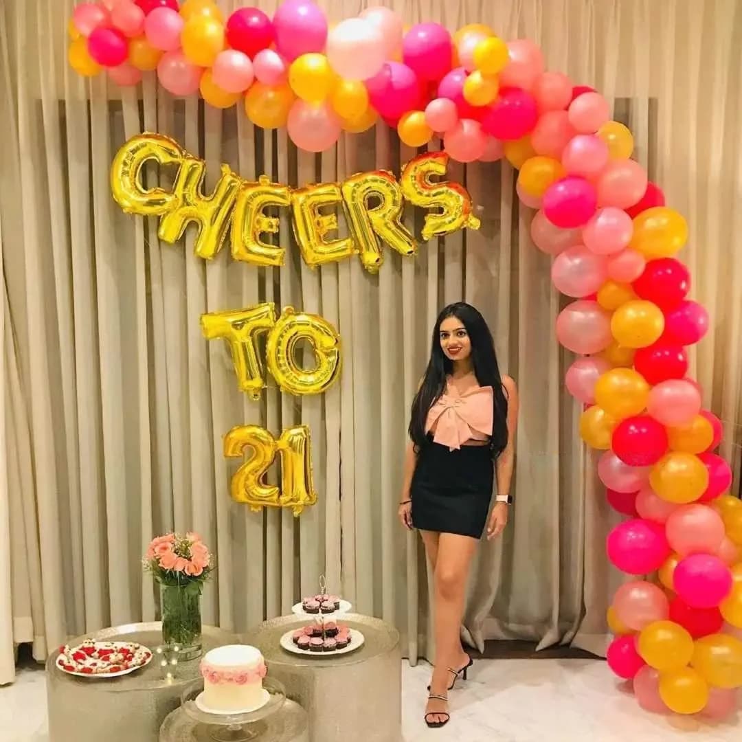 21st Balloon Arch Decor — view 1 of 1