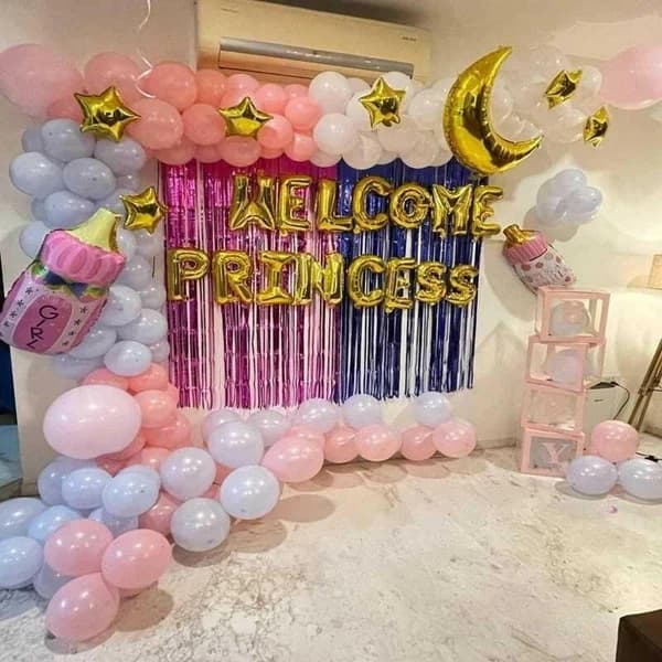 Baby Welcome Balloon Decoration Star & Moon Theme Set — view 1 of 1