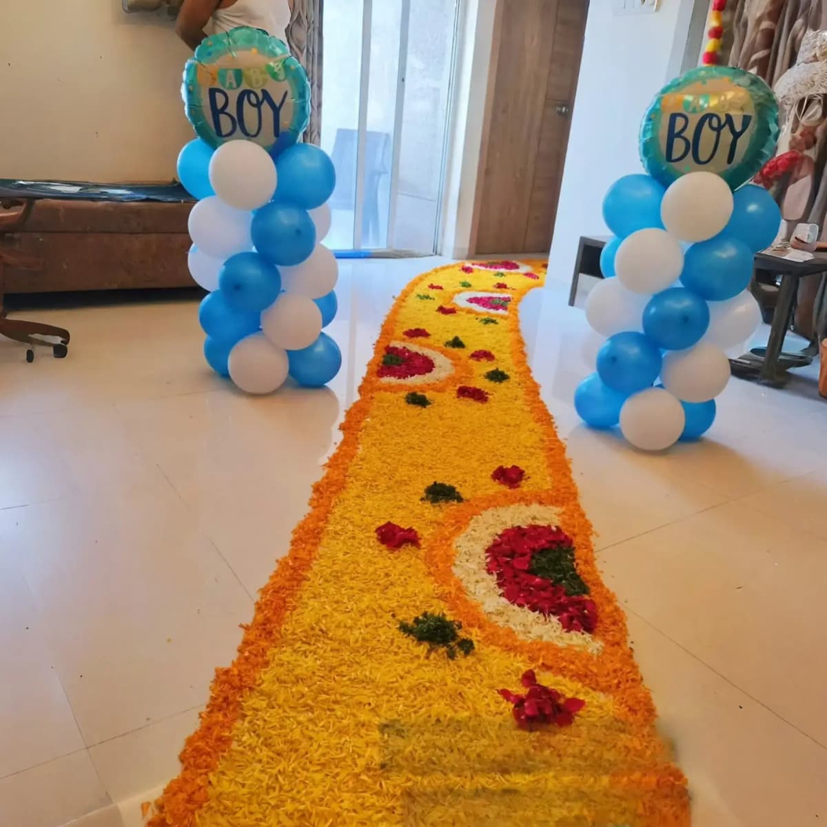 Welcome Little Flower and Balloon Decoration Set — view 2 of 3