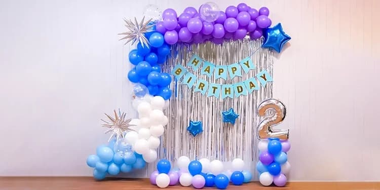 Starry Blue and Purple Birthday Decor Set — view 1 of 1