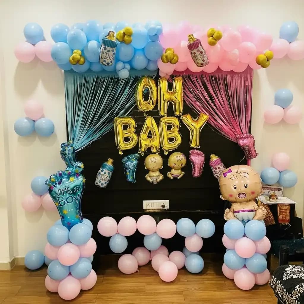 Pastel Theme Baby Shower Decoration  Setup — view 1 of 3