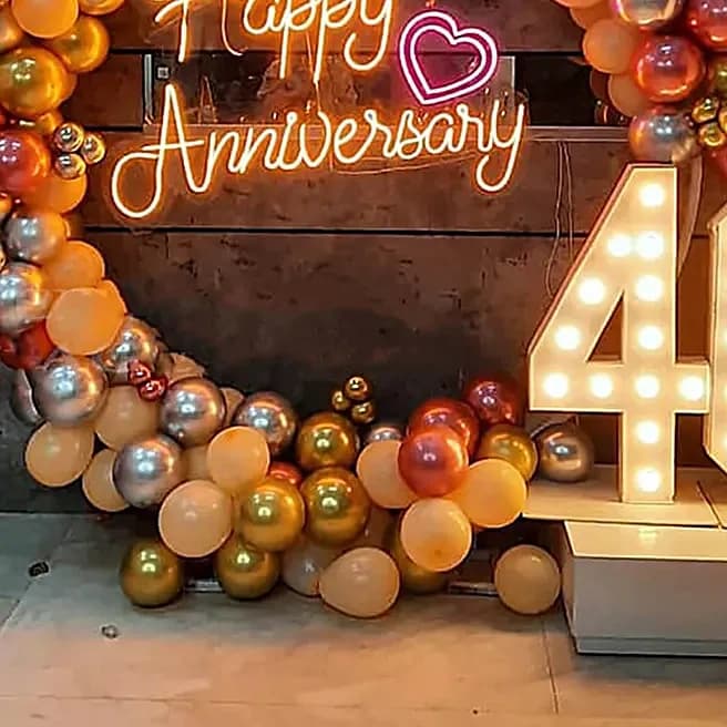Happy Anniversary Shining Decoration Set — view 2 of 5