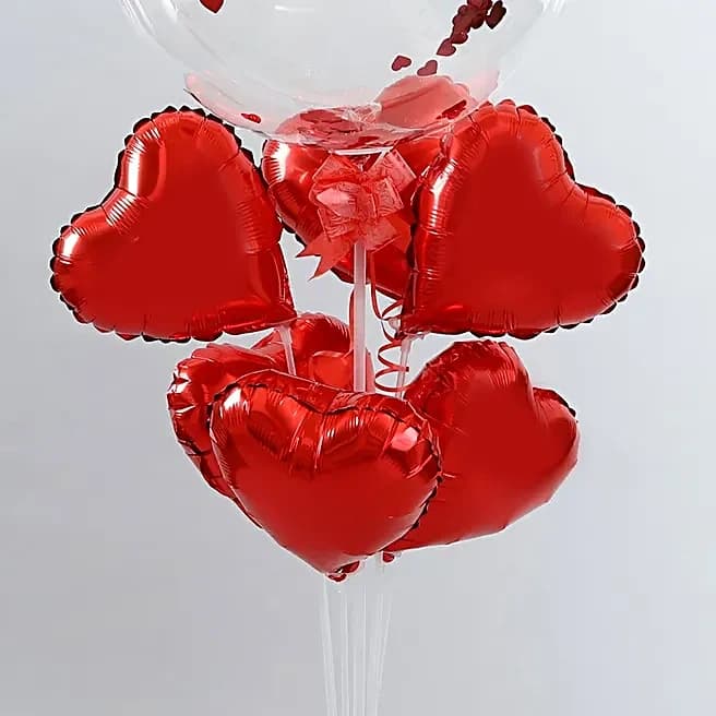 Luv You So Much Red Balloon Bouquet Set — view 4 of 6