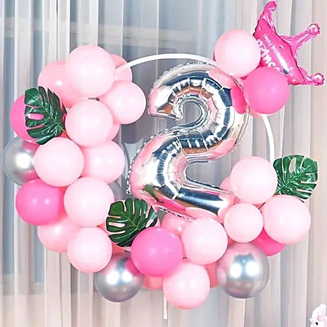 Princess B'day Personalised Balloon Ring Stand Set — view 3 of 4
