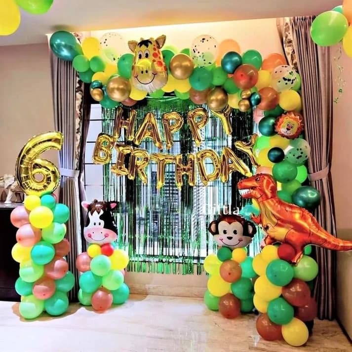 Jungle Birthday Balloon Setup — view 1 of 1