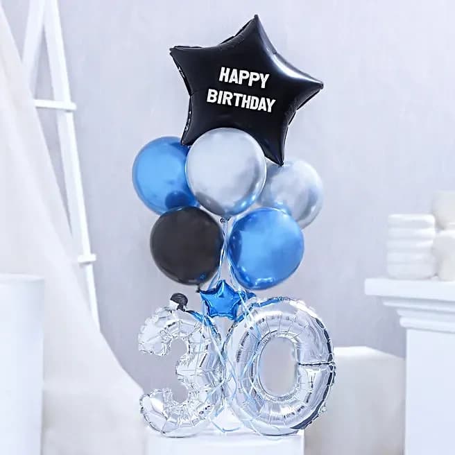 Silver Starlight Balloon Bouquet Set — view 1 of 3
