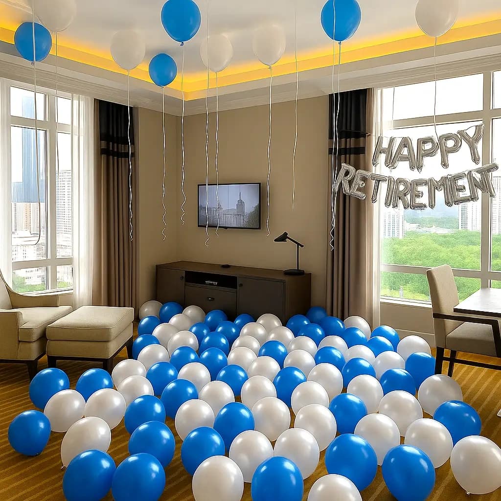 Retirement Balloon Setup Decor — view 1 of 1