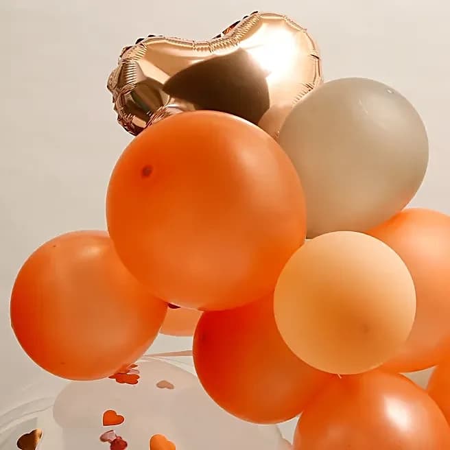 Rose Gold Birthday Balloon Bouquet Set — view 3 of 5