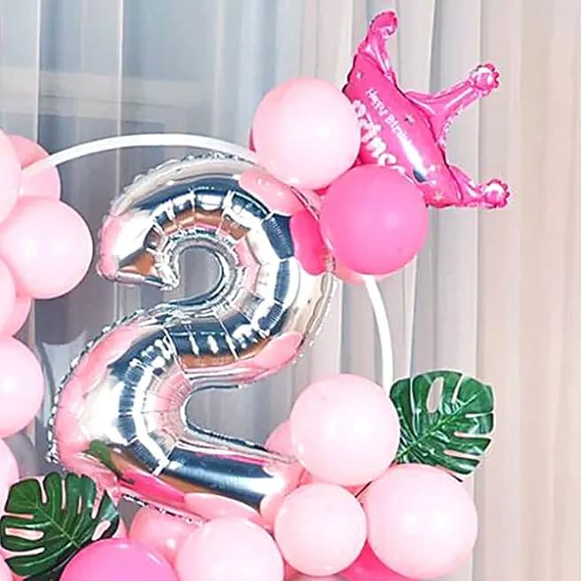 Princess B'day Personalised Balloon Ring Stand Set — view 4 of 4